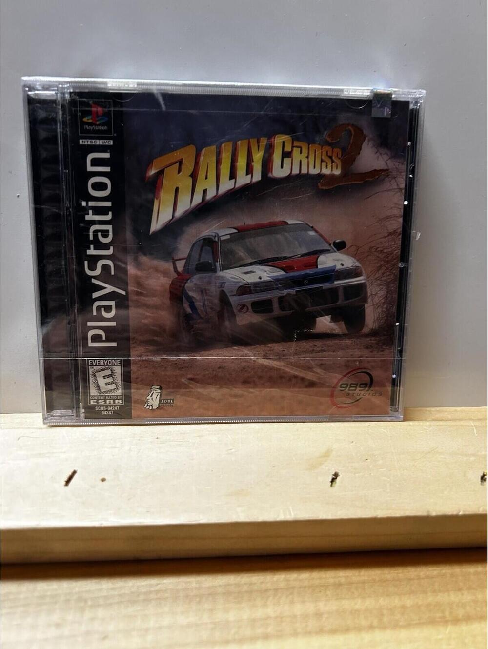 Rally Cross Sony PlayStation 1, PS1 Brand New, Sealed! Black label W/hangtag C8